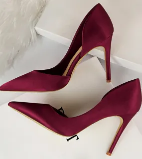 2023 Donna 9,5 cm Tacchi alti Décolleté blu Scarpe con tacco a spillo di lusso Scarpe da donna con tacco alto Scarpe con tacco a