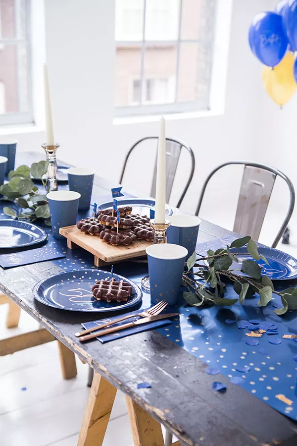 25 ° compleanno coriandoli 25g elegante blu