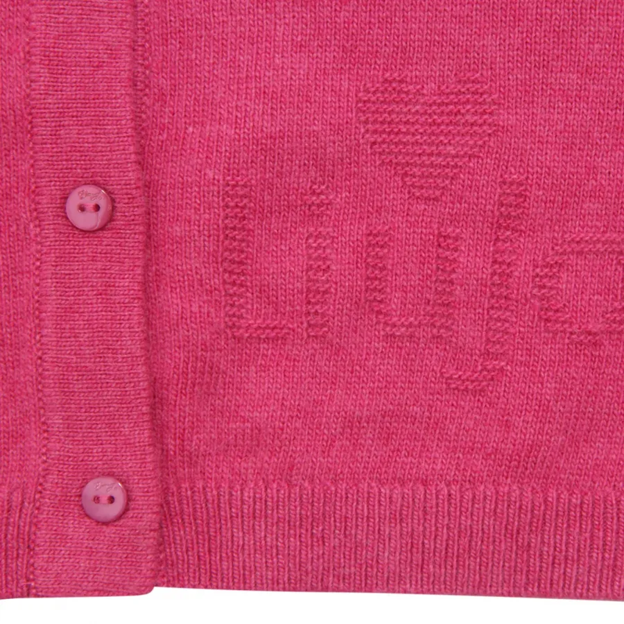 6463AZ CARDIGAN BIMBA LIU JO GIRL KIDS WOOL BLEND SWEATER