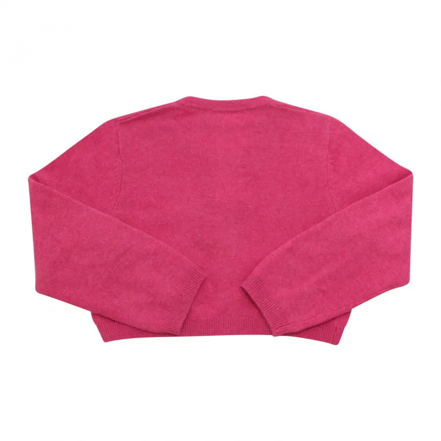 6463AZ CARDIGAN BIMBA LIU JO GIRL KIDS WOOL BLEND SWEATER