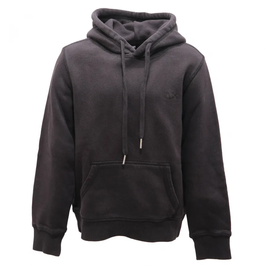 7574AO felpa bimbo SUN 68 boy kid sweatshirt black