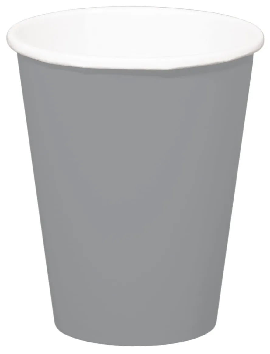 8 tazze grigio 350ml