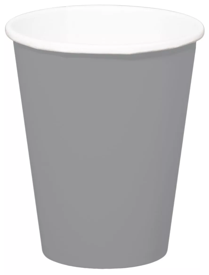8 tazze grigio 350ml