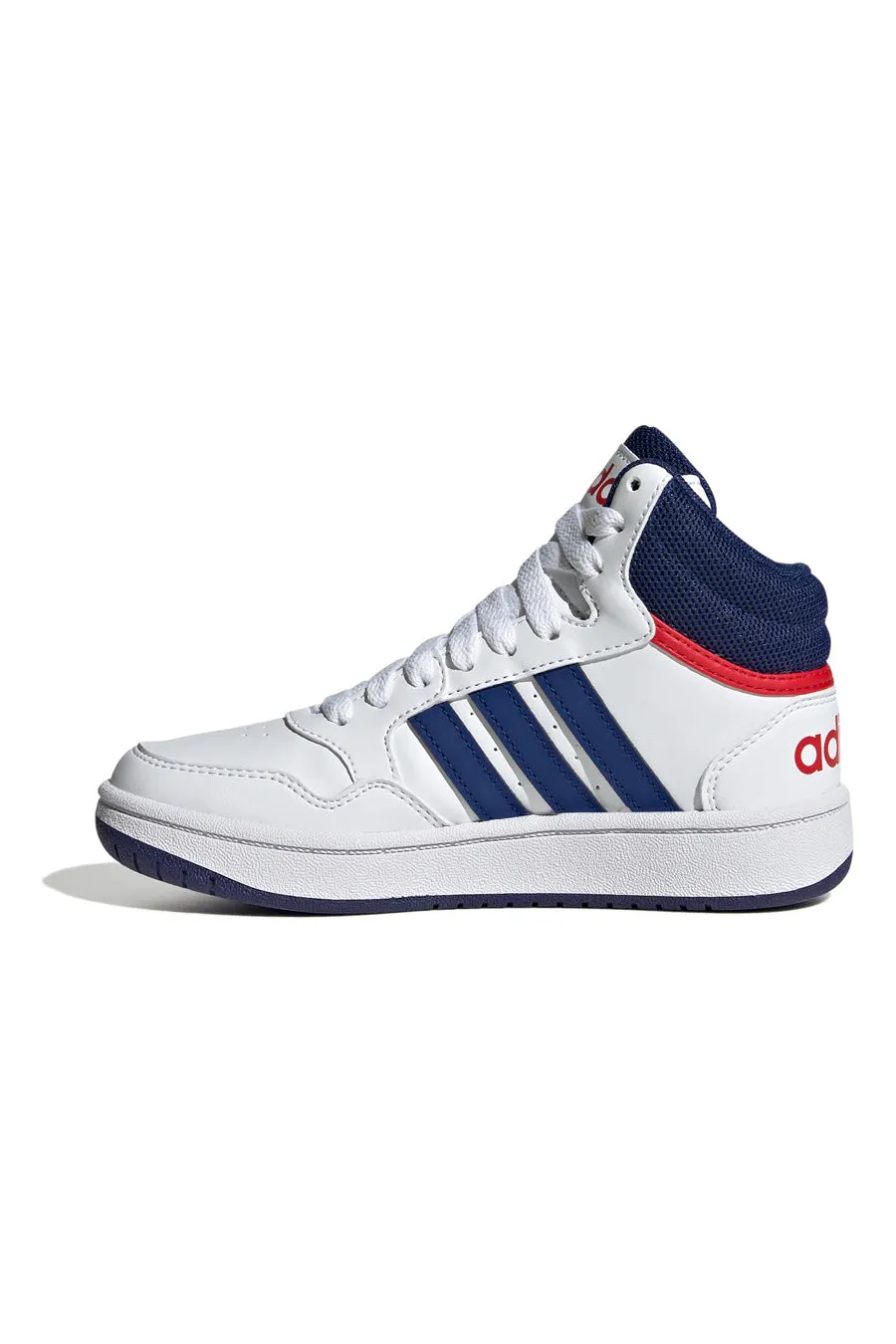   ADIDAS Scarpe da Basket Adidas Hoops Mid 3 K Bianche e Blu