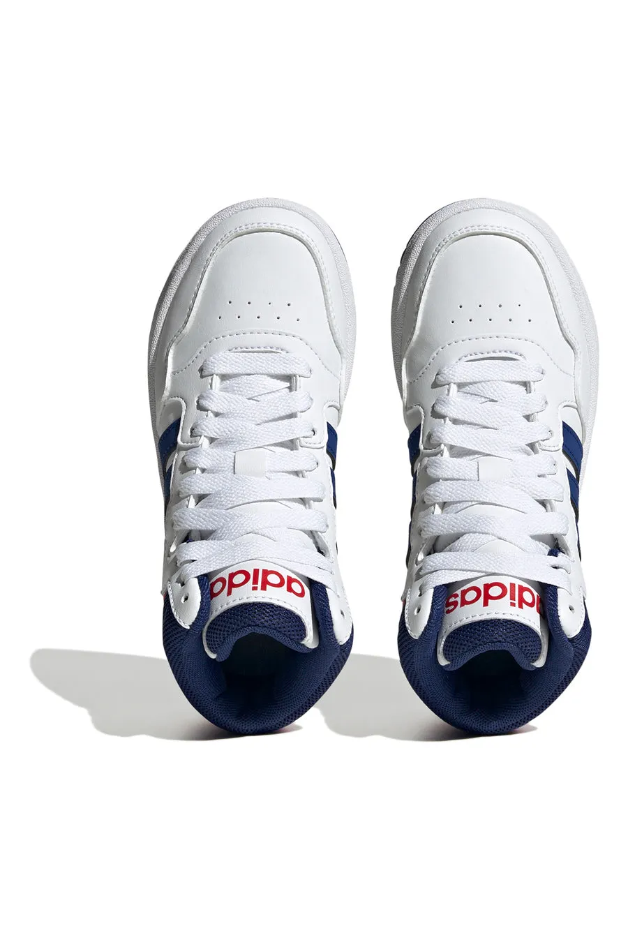   ADIDAS Scarpe da Basket Adidas Hoops Mid 3 K Bianche e Blu