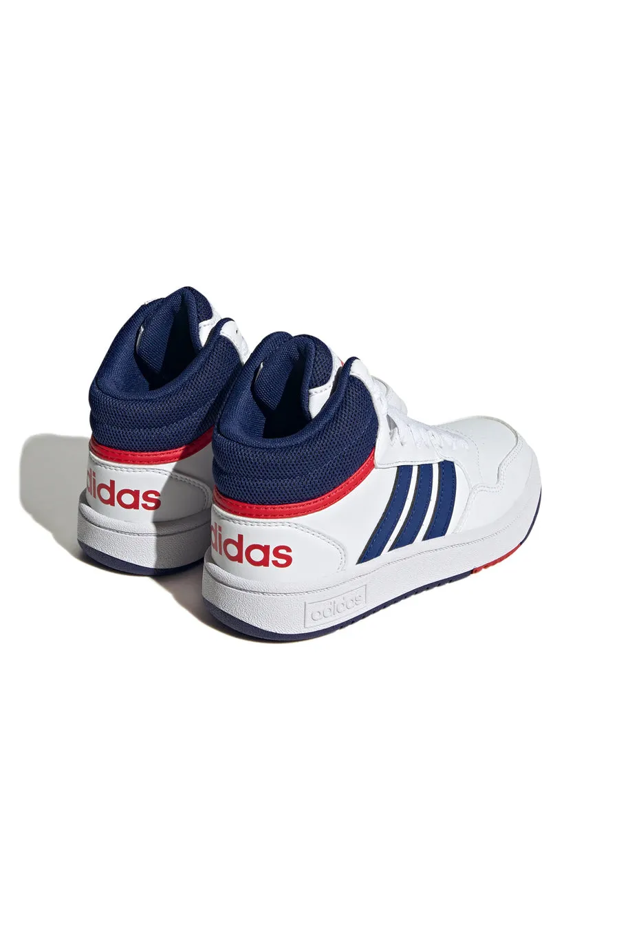   ADIDAS Scarpe da Basket Adidas Hoops Mid 3 K Bianche e Blu