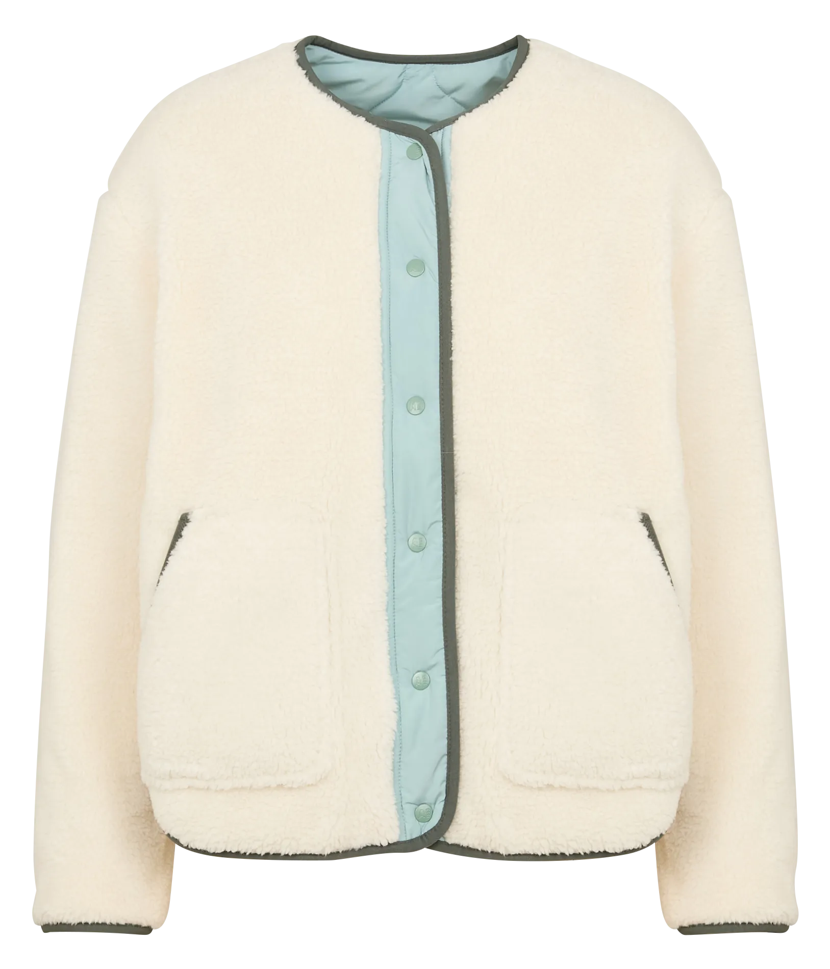  AIGLE   Giacca sherpa reversibile | Blu