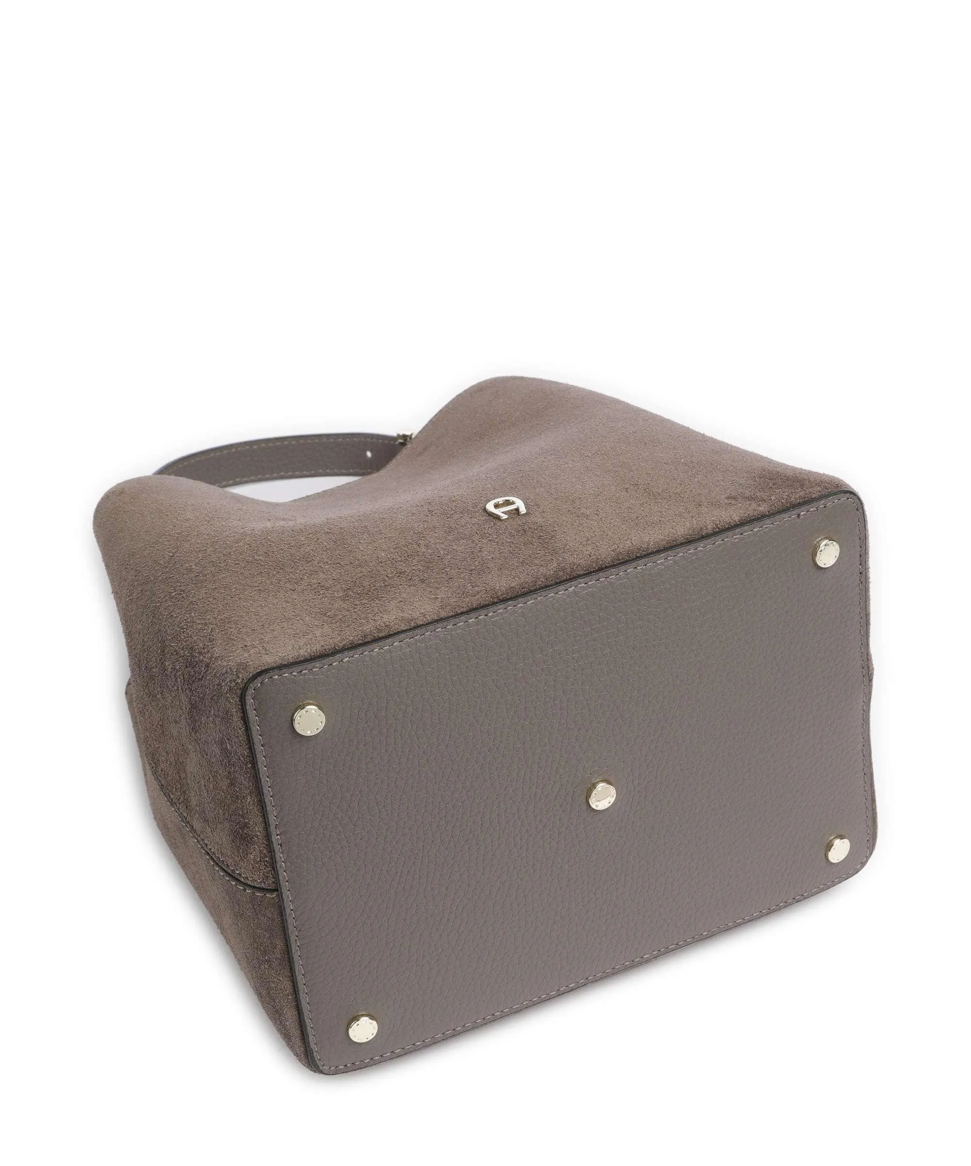 Aigner Delia S Borsa a mano pelle bovina ruvida marrone  