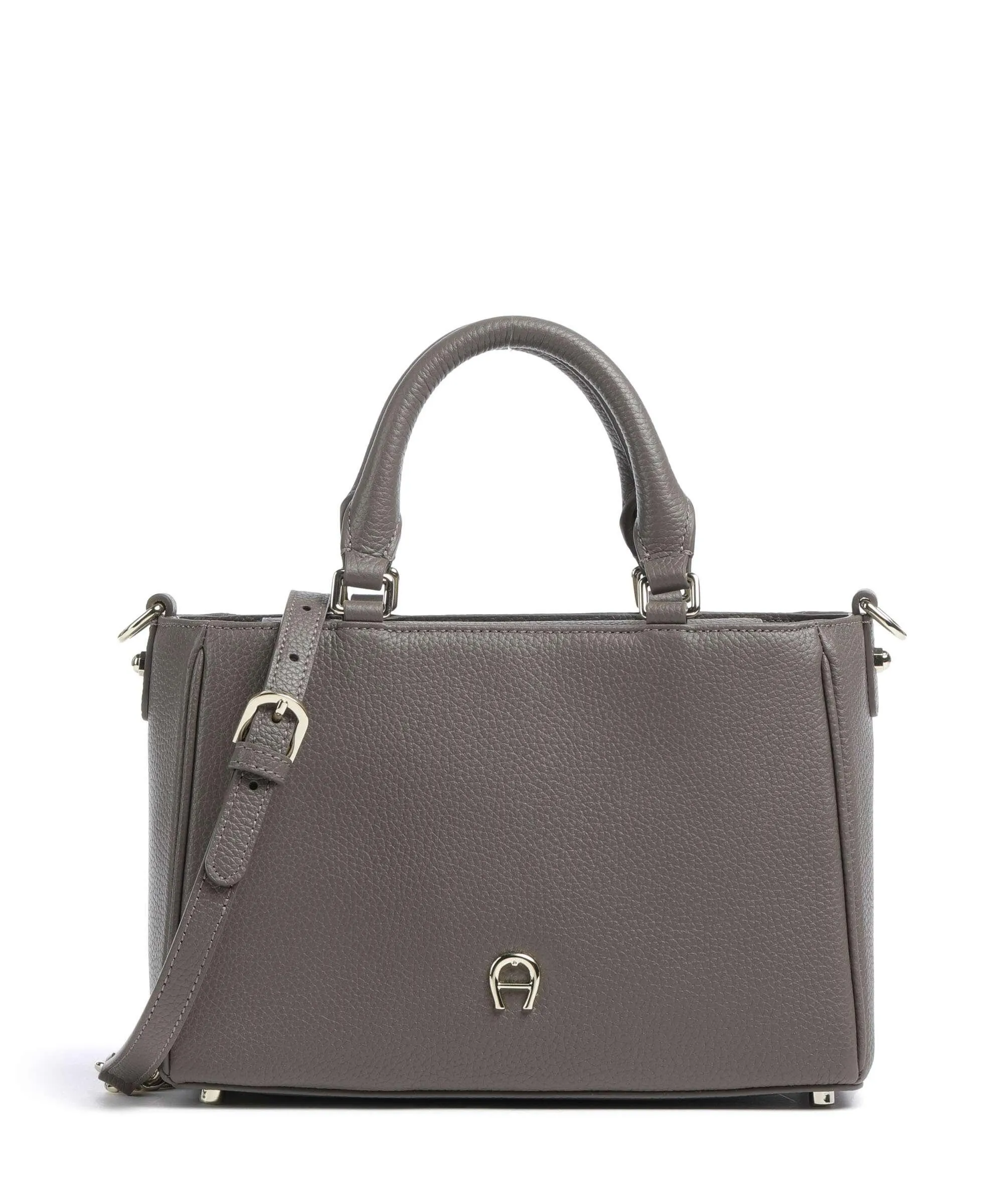  Aigner Diadora M Borsa a mano pelle di vacchetta grana marrone  