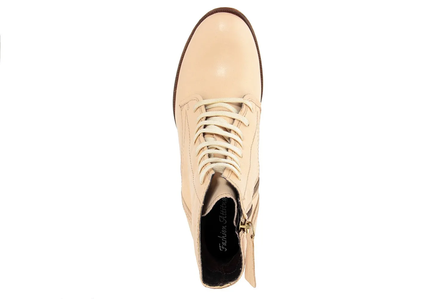 Anfibio Donna in Pelle Beige
