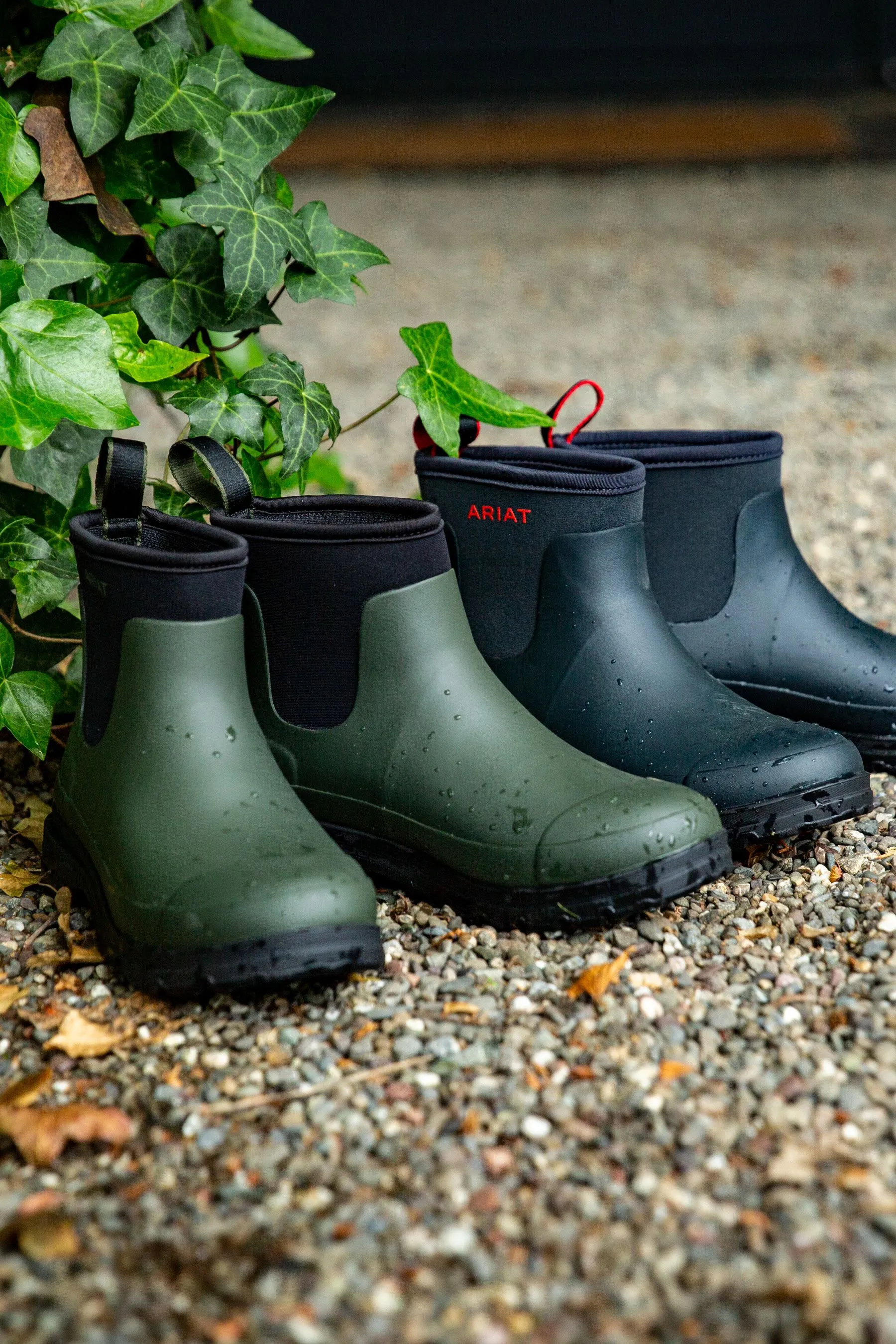 Ariat Verde - Kelmarsh - Shorti - Stivali di gomma