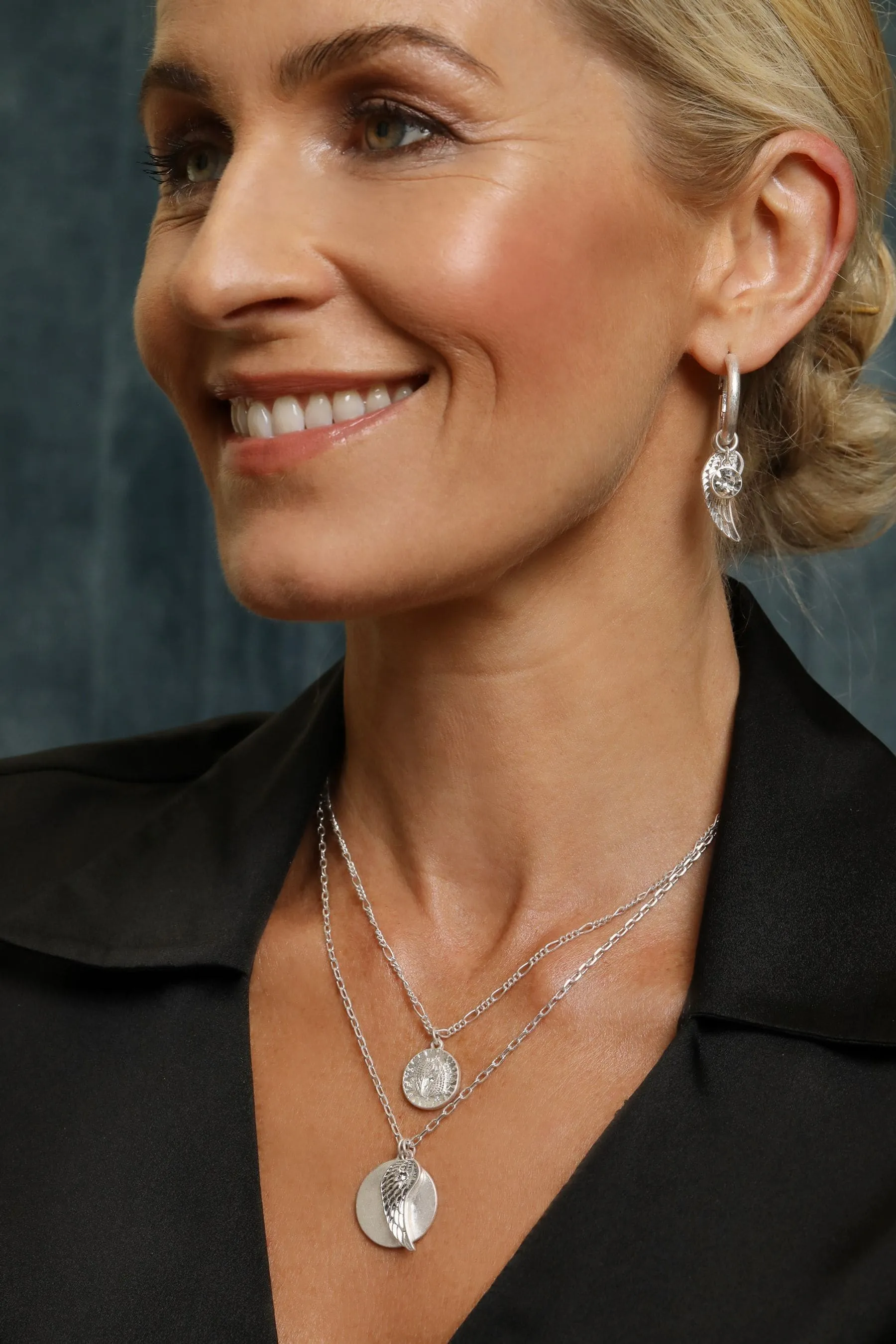 Bibi Bijoux Argento - Serenity - Collana multifilo con ciondoli