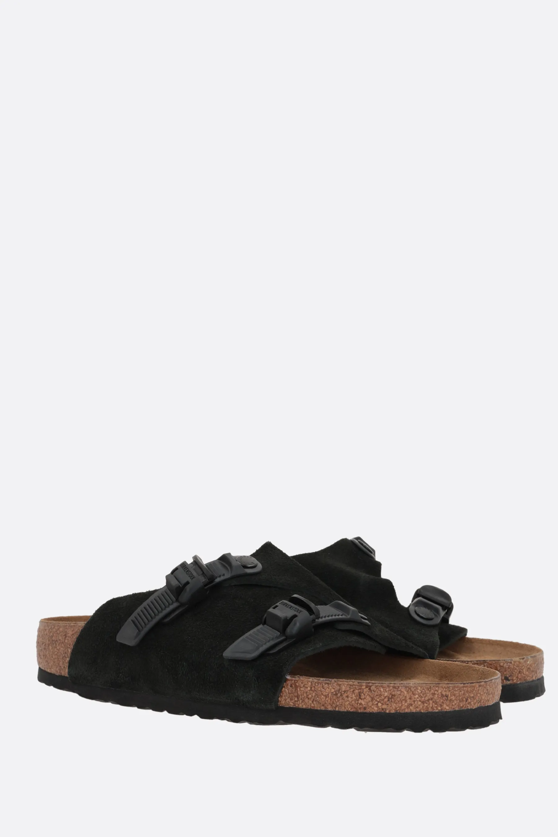 BIRKENSTOCK sandalo flat Zürich tech in suede (Narrow Fit)