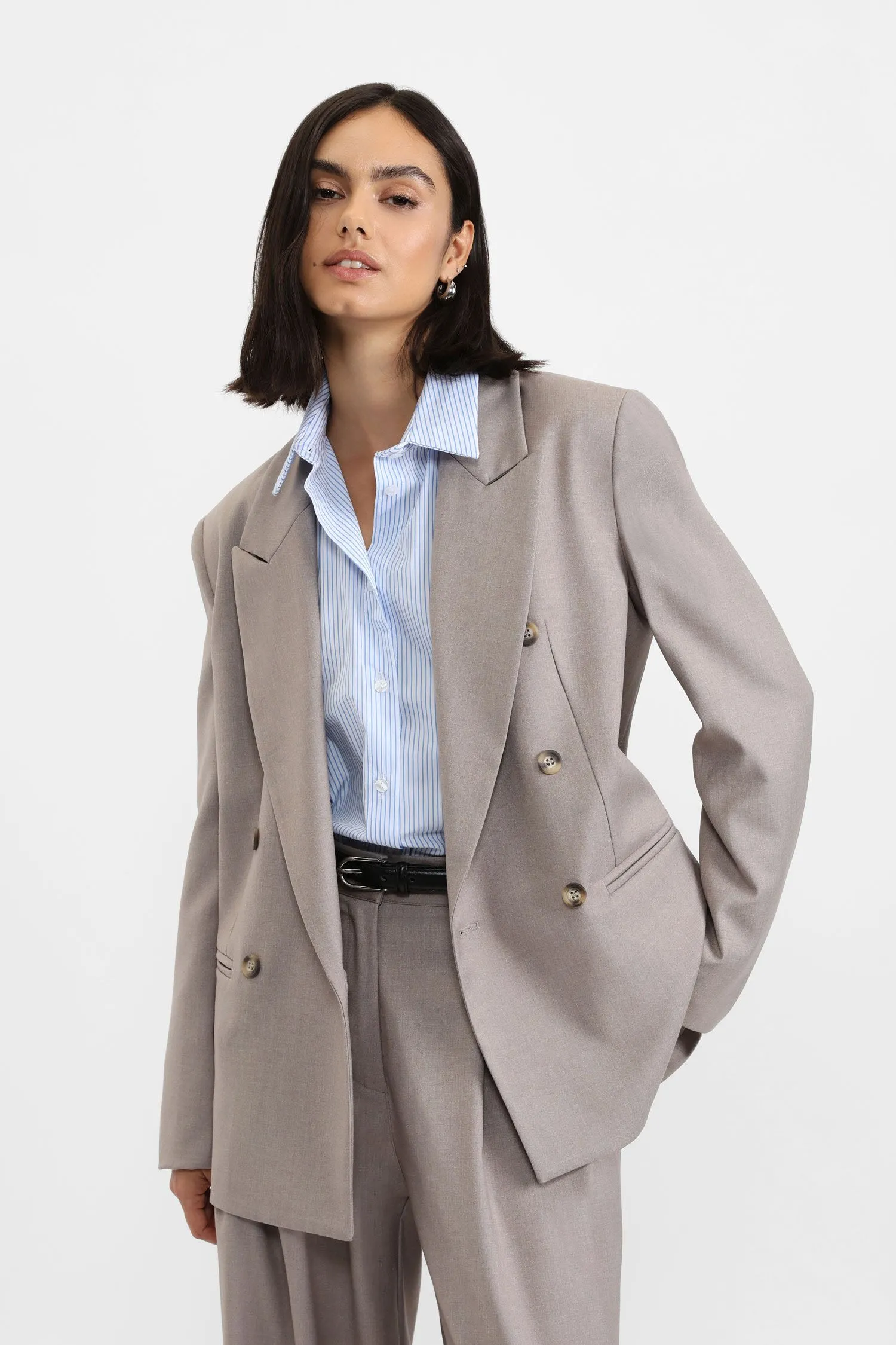  Blazer con abbottonatura doppia 
