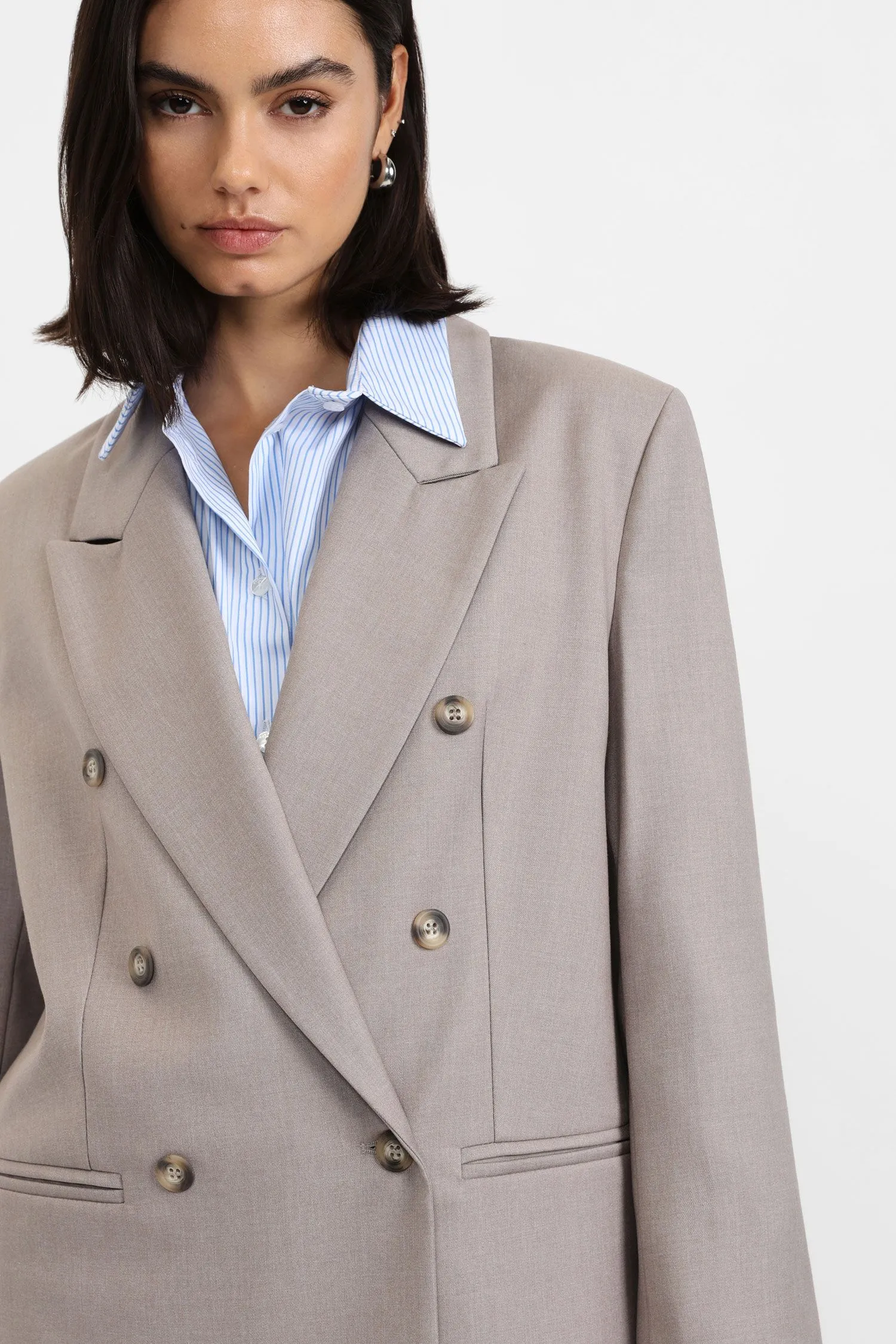  Blazer con abbottonatura doppia 