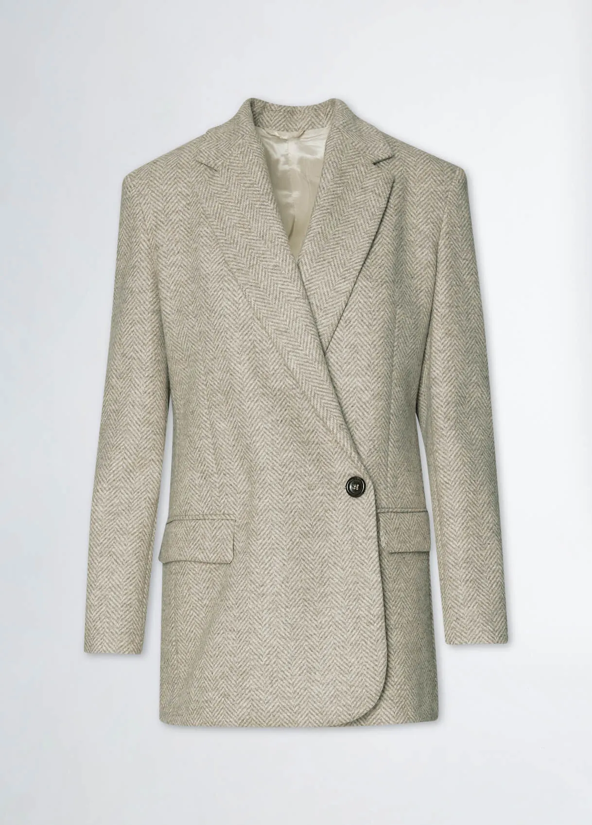 Blazer in lana moretta
