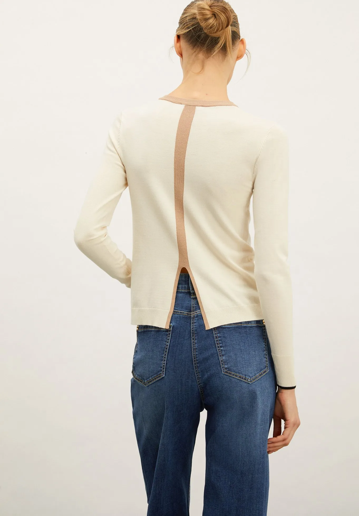 BORDI A CONTRASTO - Cardigan