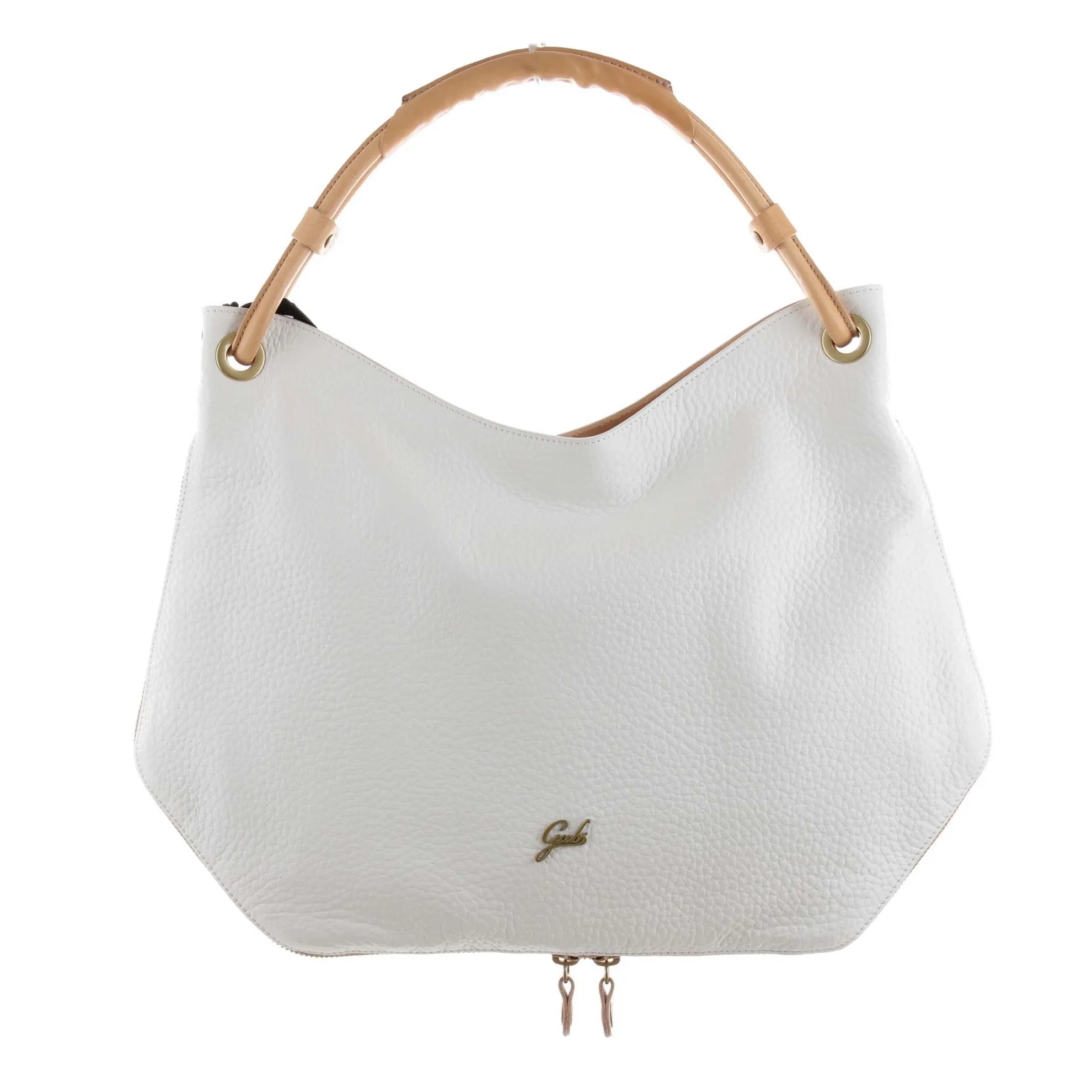 Borsa a spalla aisha l in pelle martellata
