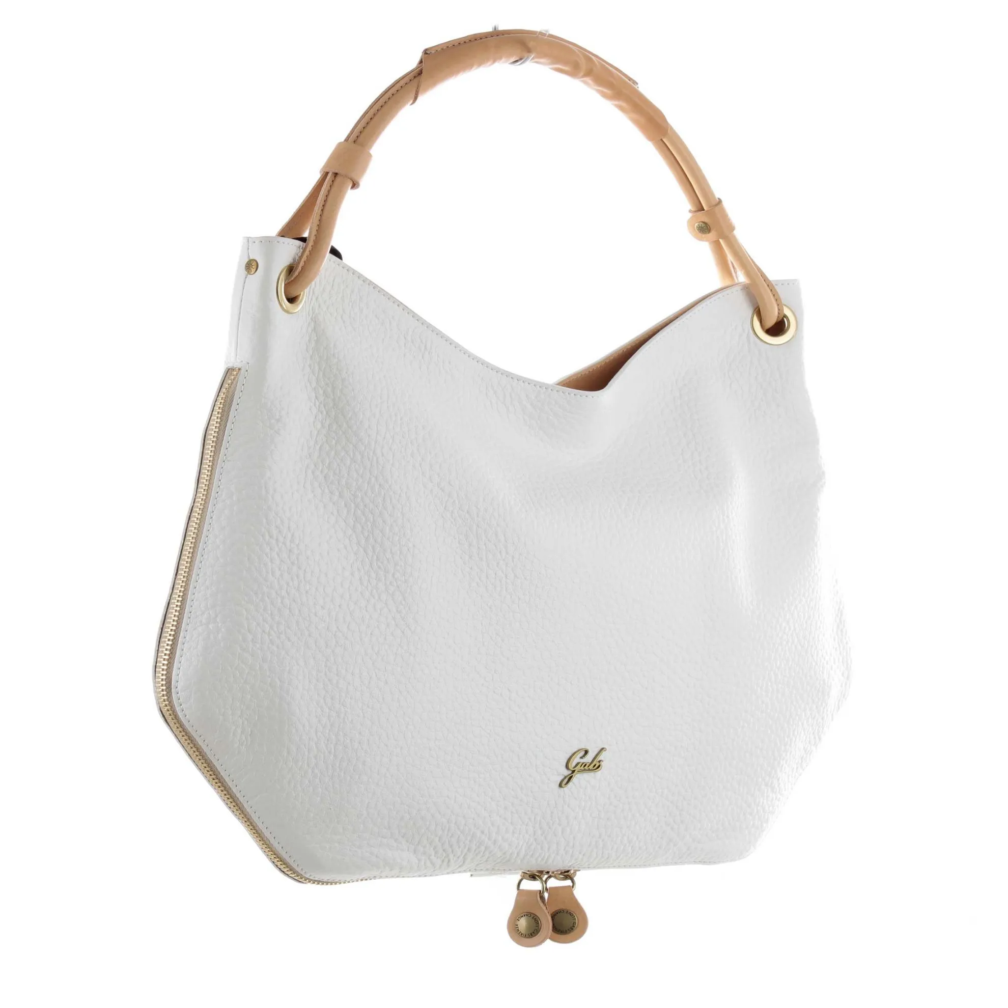 Borsa a spalla aisha l in pelle martellata
