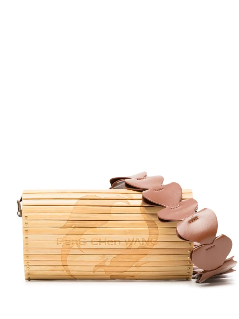 Borsa a spalla in beige di Feng chen wang- unisex