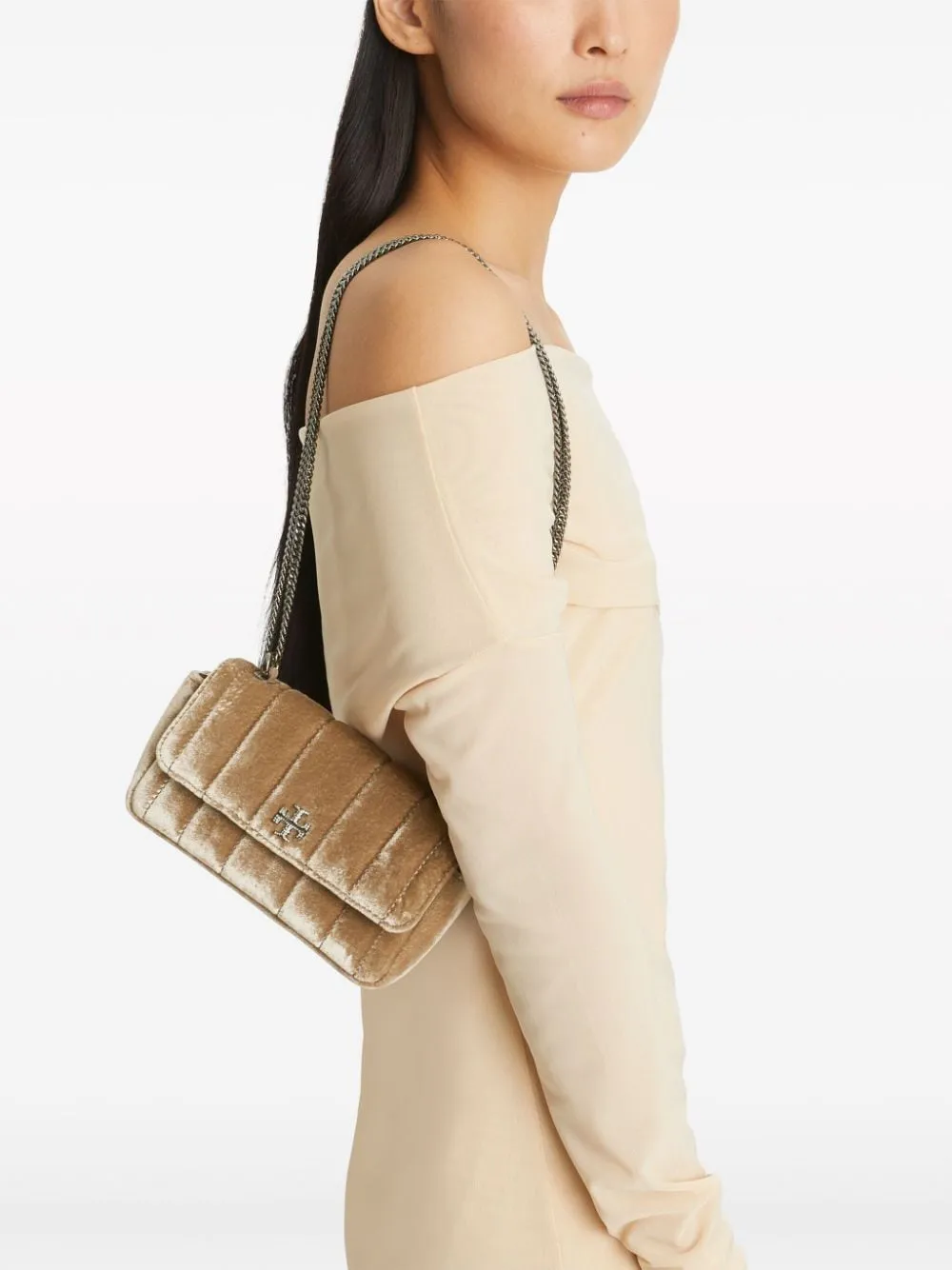 Borsa a spalla Kira in taupe - donna