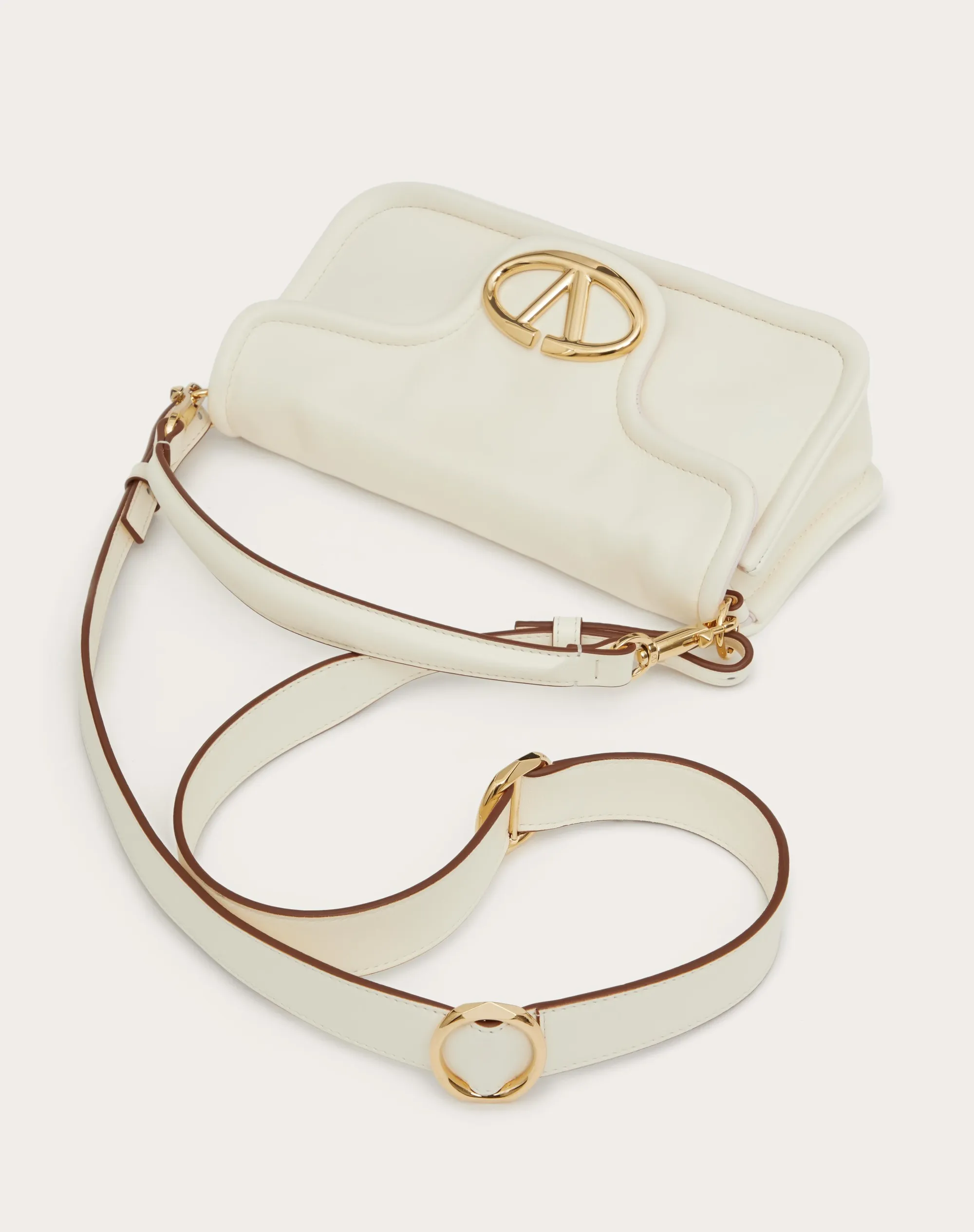 BORSA A SPALLA MEDIA VLOGO 1960 IN NAPPA