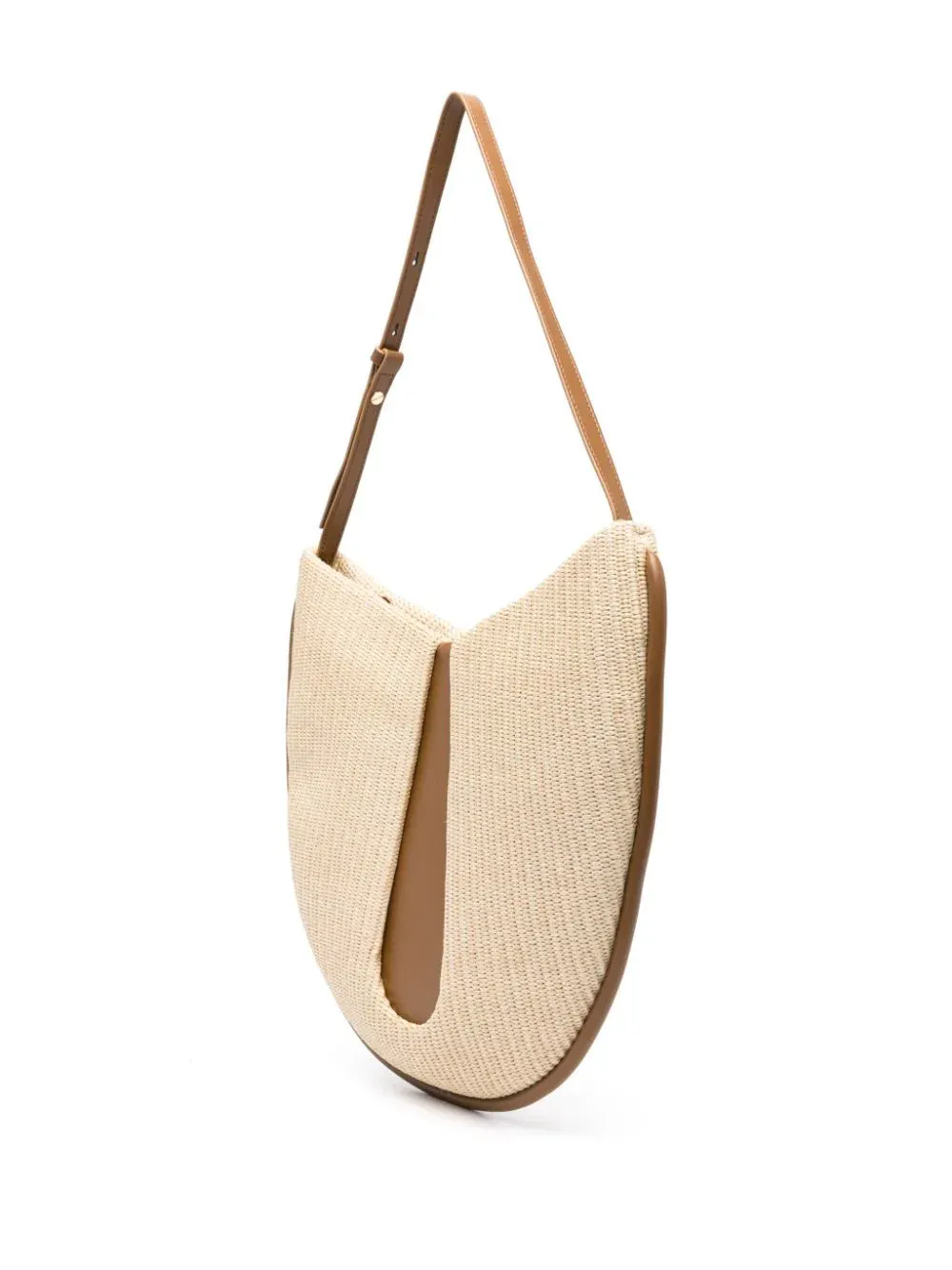 BORSA A SPALLA "TIKE" IN PAGLIA INTRECCIATA