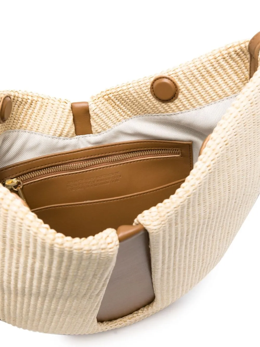 BORSA A SPALLA "TIKE" IN PAGLIA INTRECCIATA