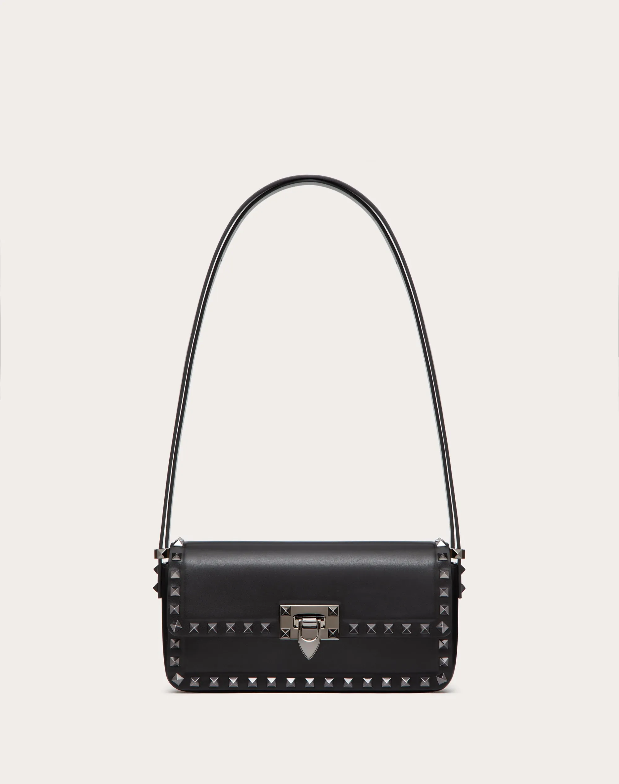BORSA A SPALLA ROCKSTUD23 E/W IN VITELLO LISCIO