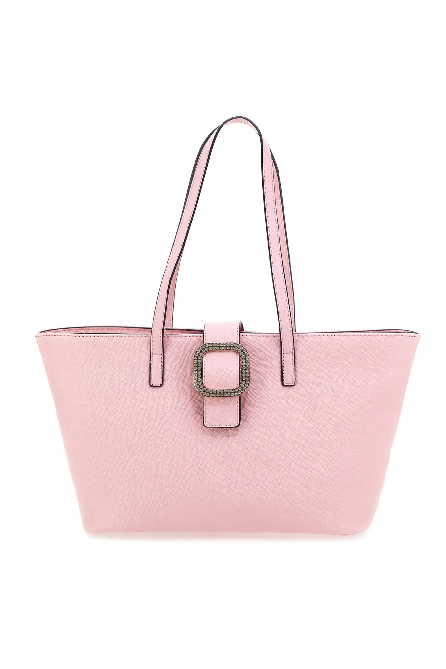 Borsa a Spalla Rosa con Fibbia Basile 12047