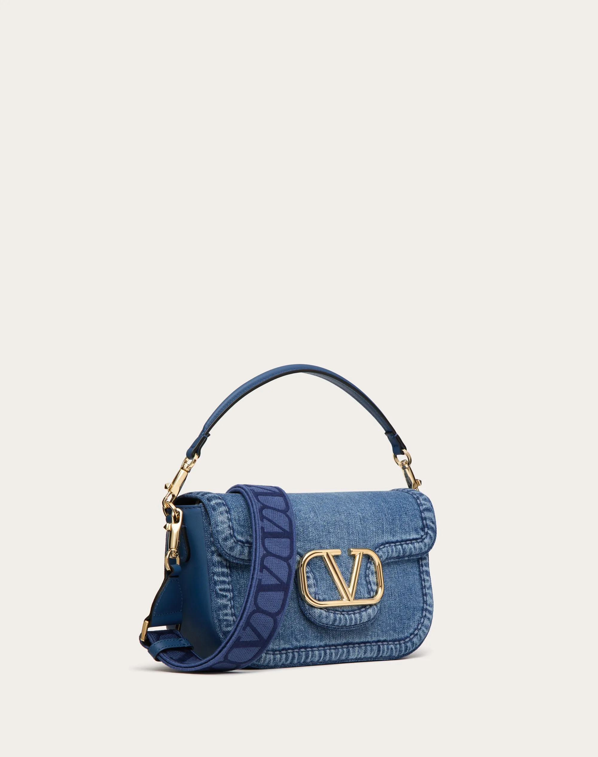 BORSA A SPALLA VALENTINO GARAVANI ALLTIME IN DENIM