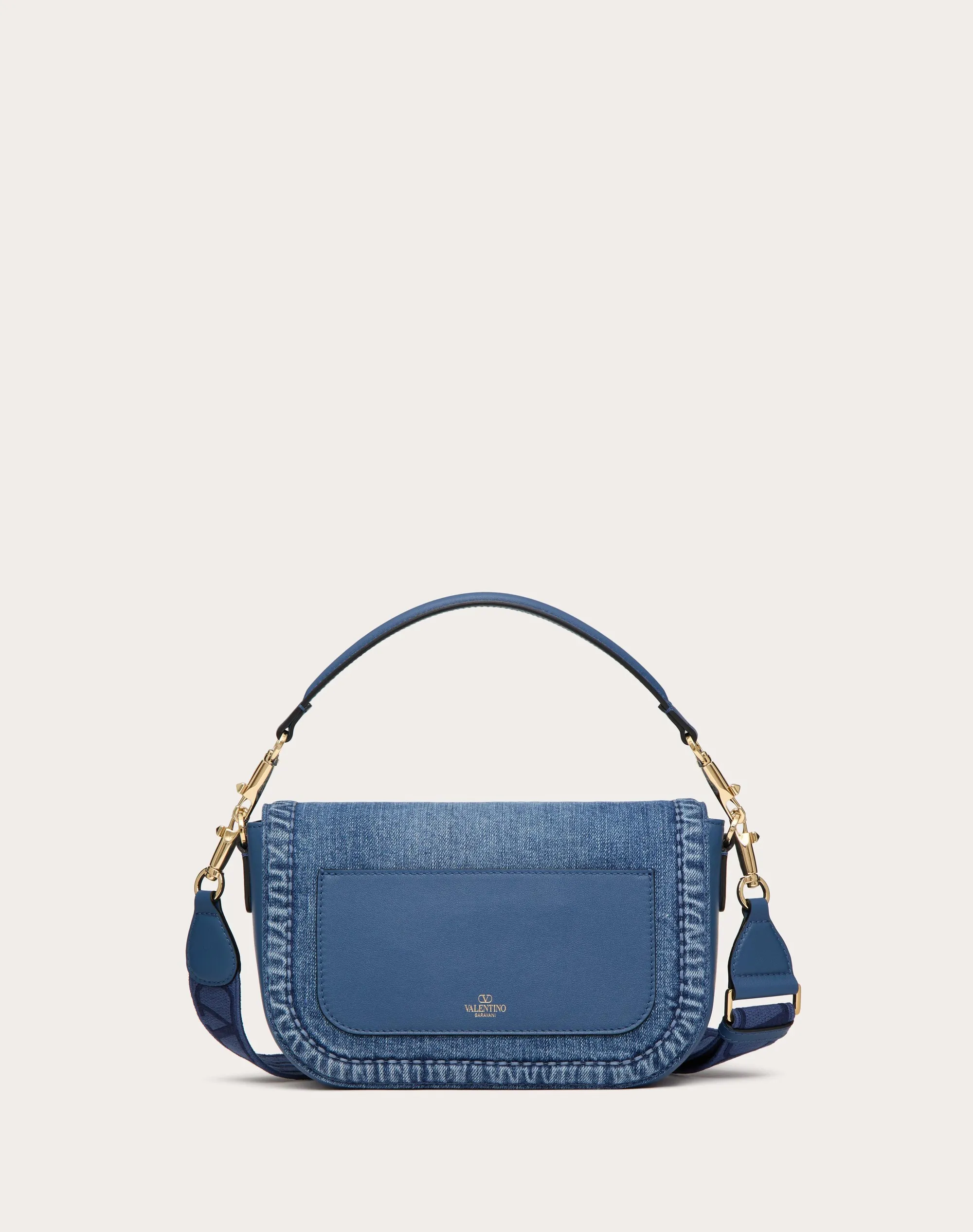 BORSA A SPALLA VALENTINO GARAVANI ALLTIME IN DENIM