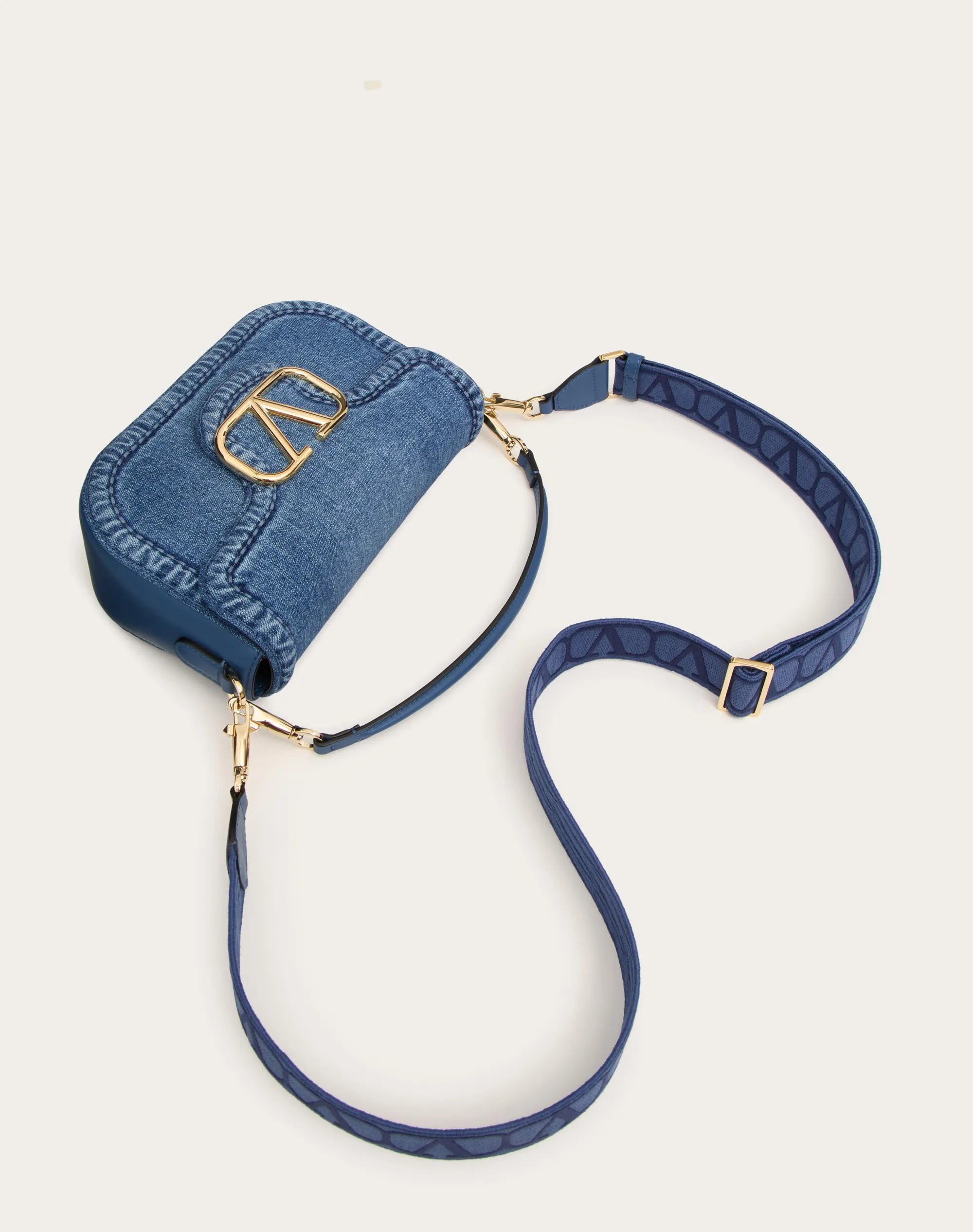 BORSA A SPALLA VALENTINO GARAVANI ALLTIME IN DENIM