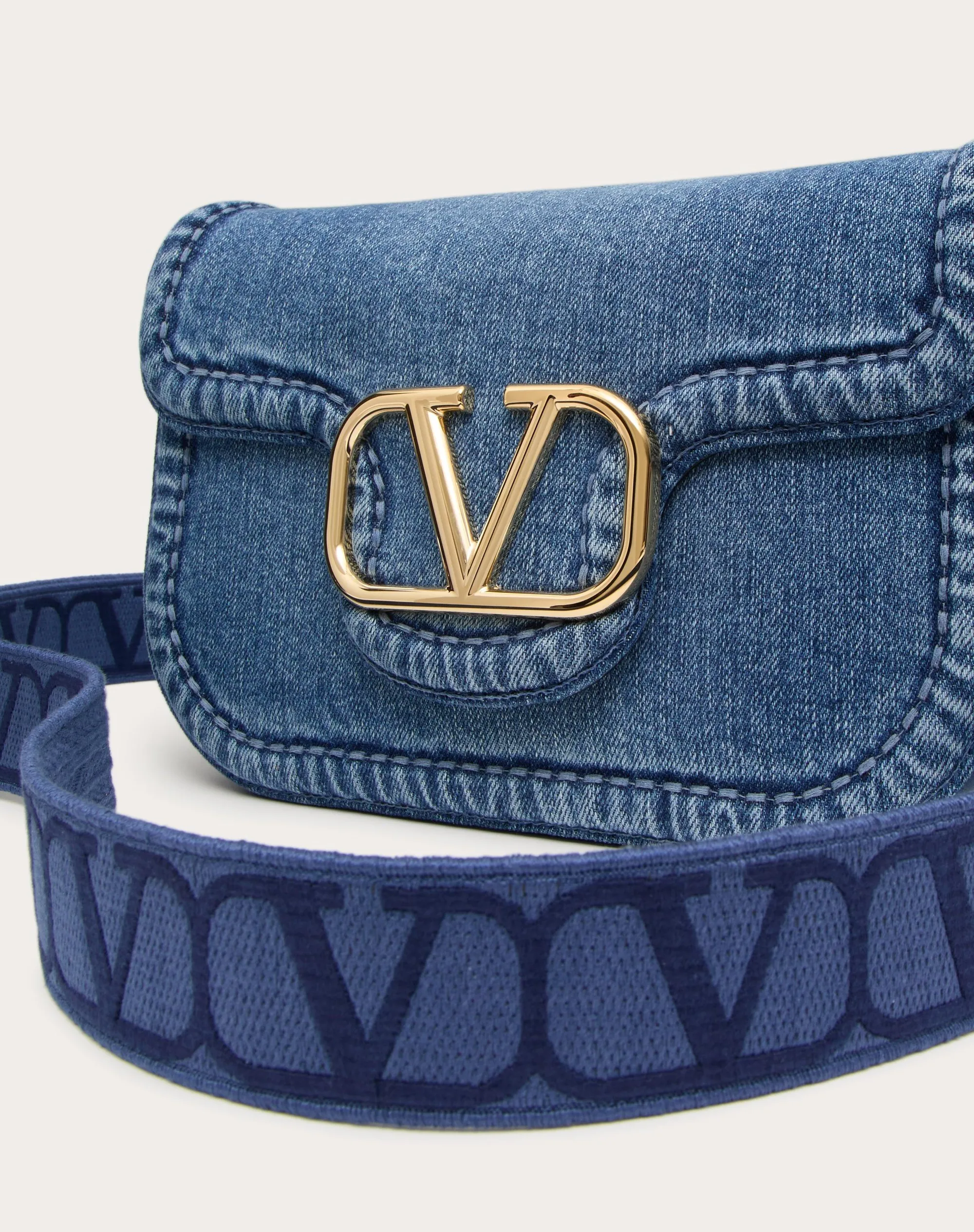 BORSA A SPALLA VALENTINO GARAVANI ALLTIME IN DENIM