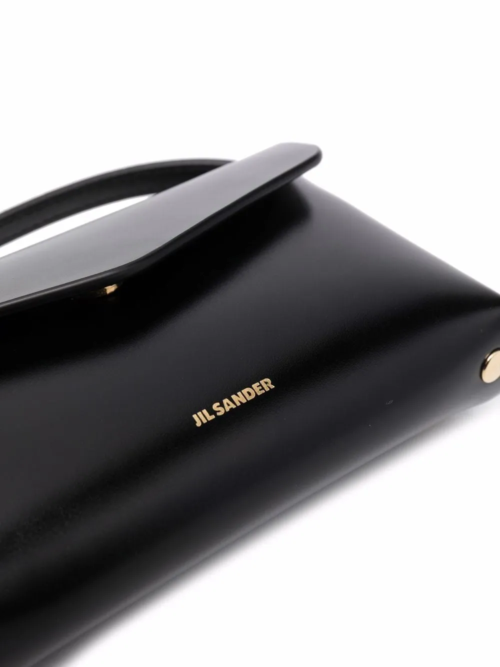 Borsa a tracolla Rivet in nero di Jil Sander - donna