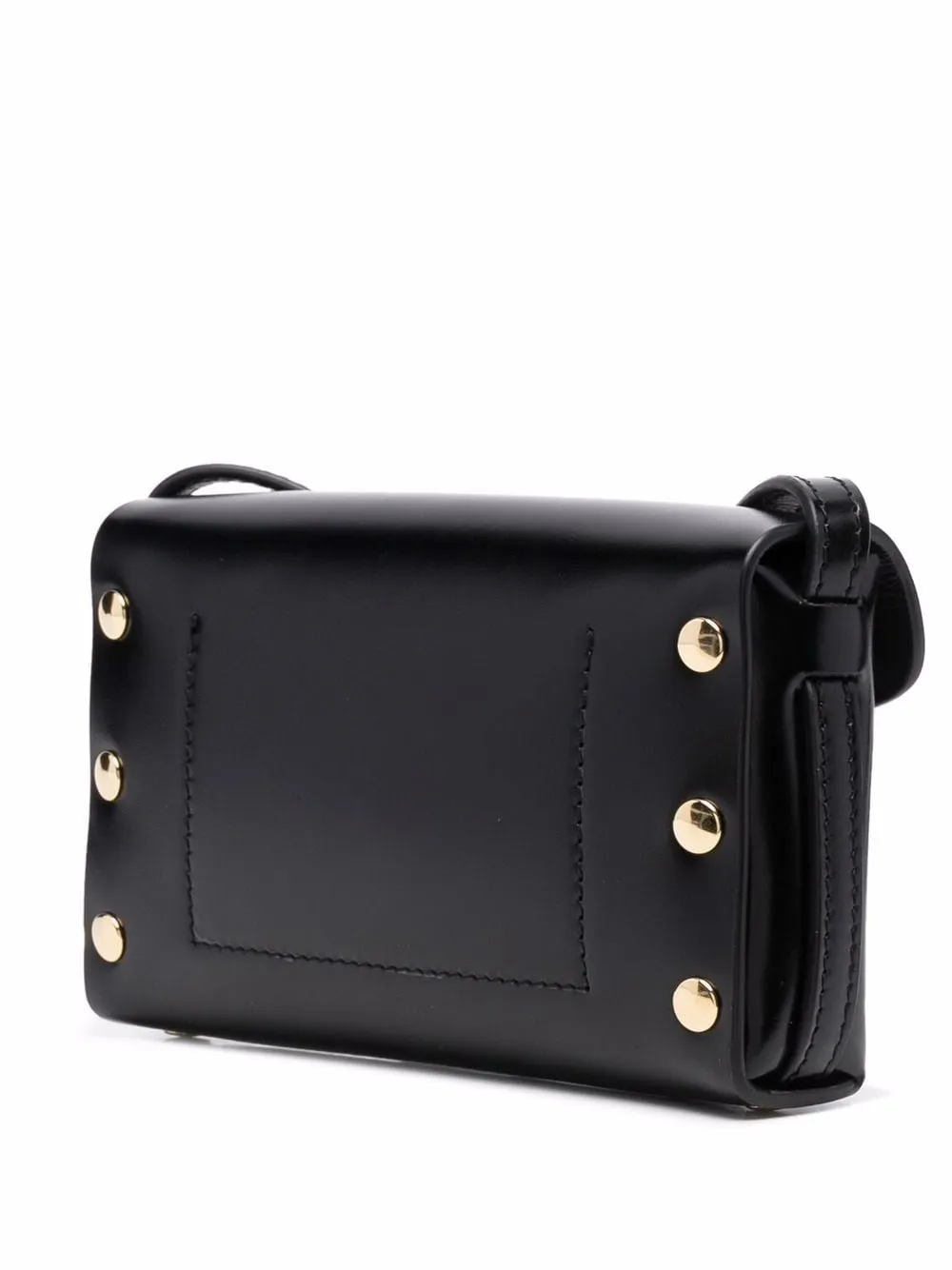 Borsa a tracolla Rivet in nero di Jil Sander - donna