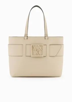 Borsa AX Armani Exchange 949138 0A874 Big Tote 11950 Beige