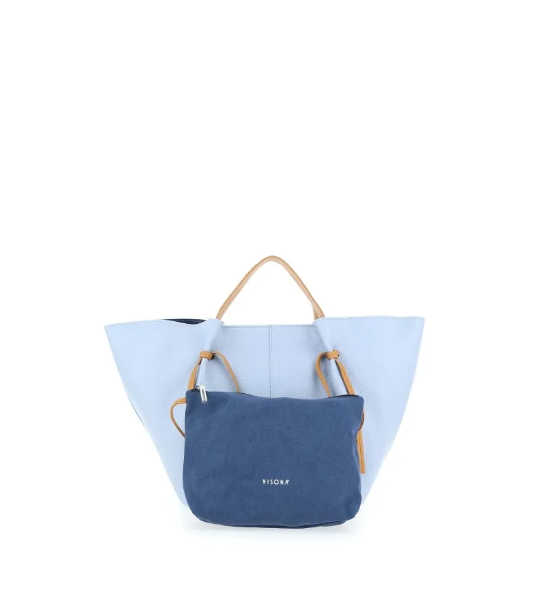 Borsa pelle martellata