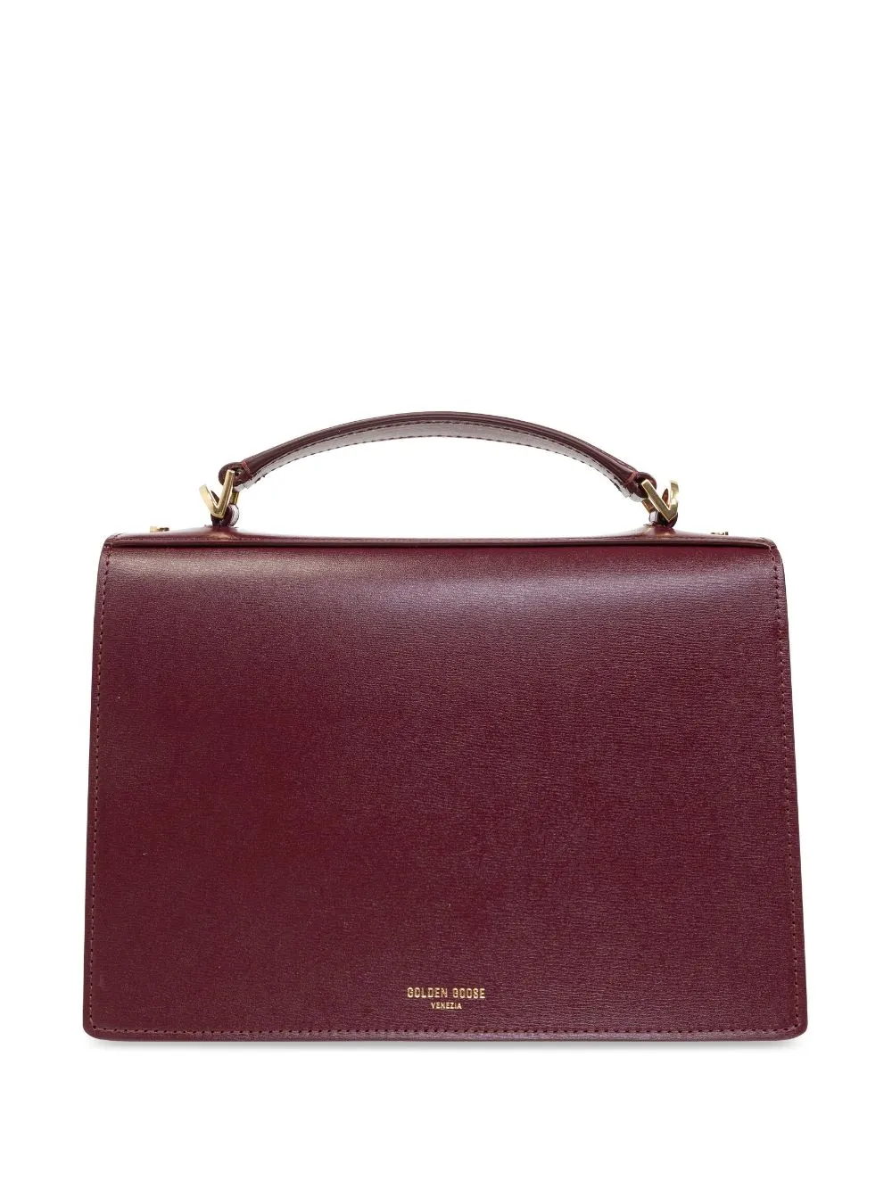 Borsa tote Venezia in bordeaux di Golden Goose - donna