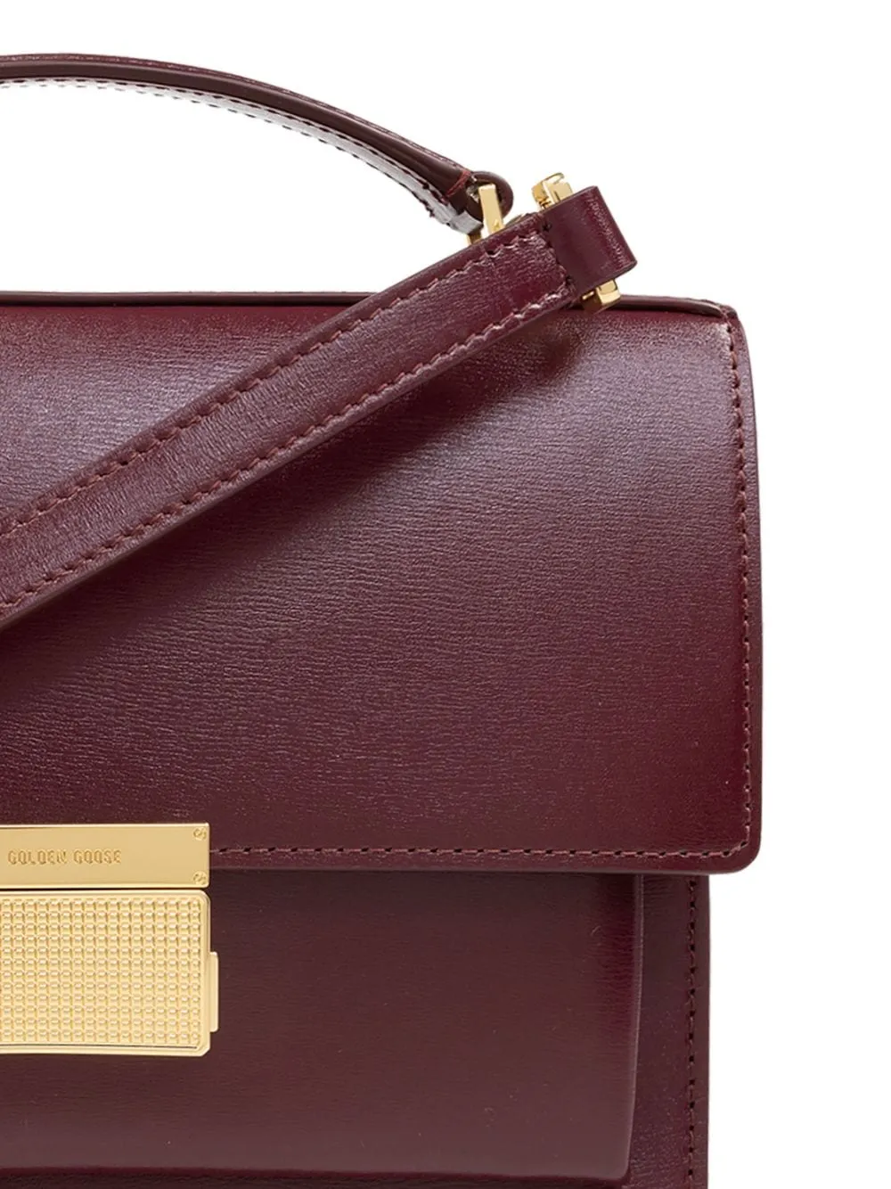 Borsa tote Venezia in bordeaux di Golden Goose - donna