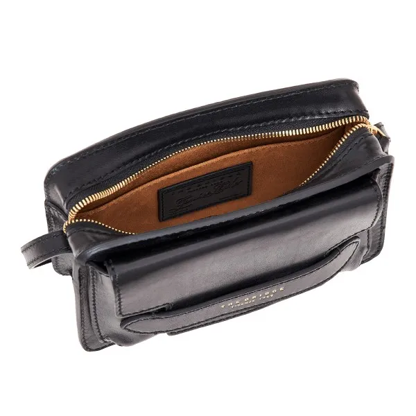 BORSA TRACOLLA THE BRIDGE NERO CERNIERA E TASCA ESTERNA LUCREZIA 04190301 30