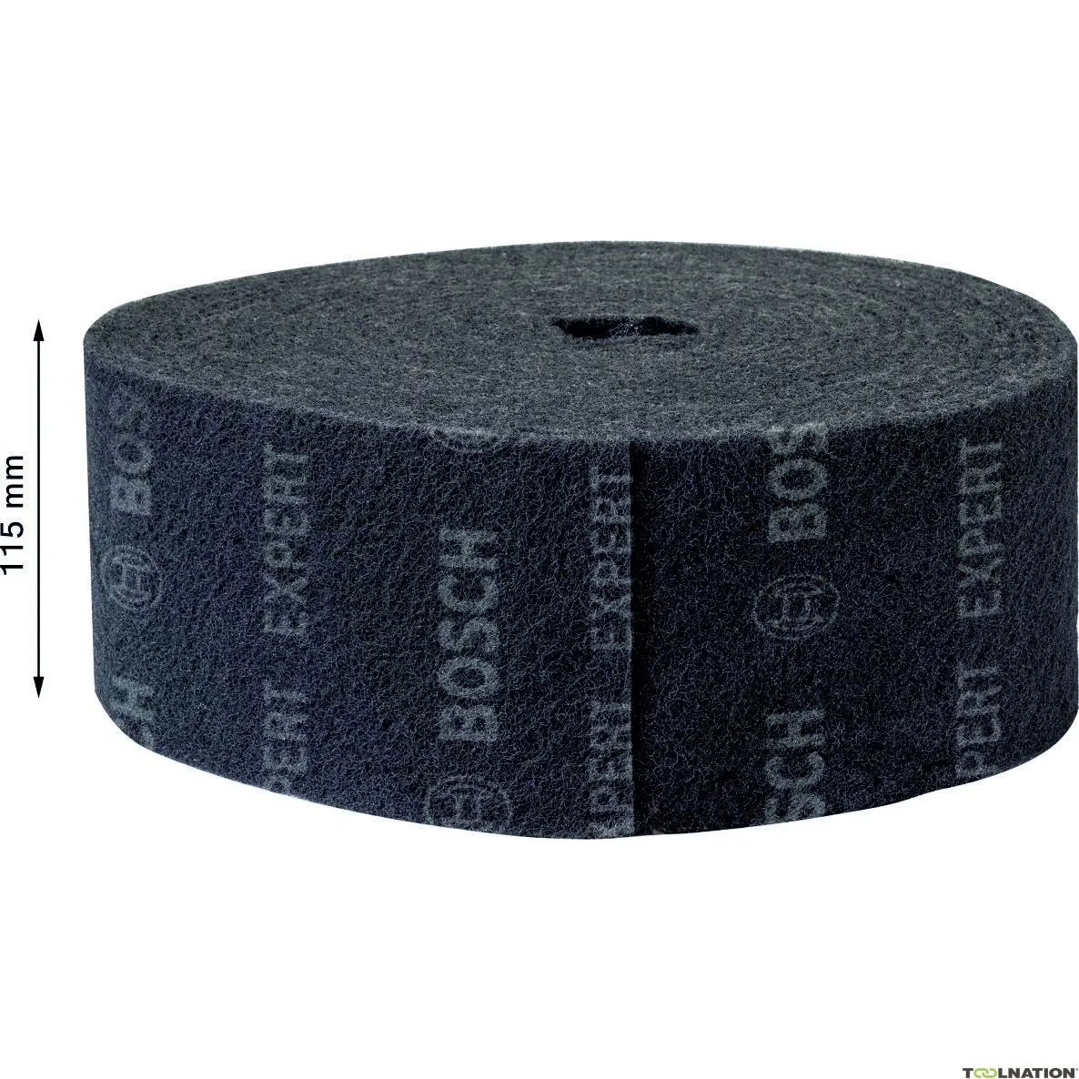 Bosch Professional Accessori 2608901231 Expert N880 rullo in vello per levigatura manuale 115 mm x 10 m, ultrafine S, 10 pezzi