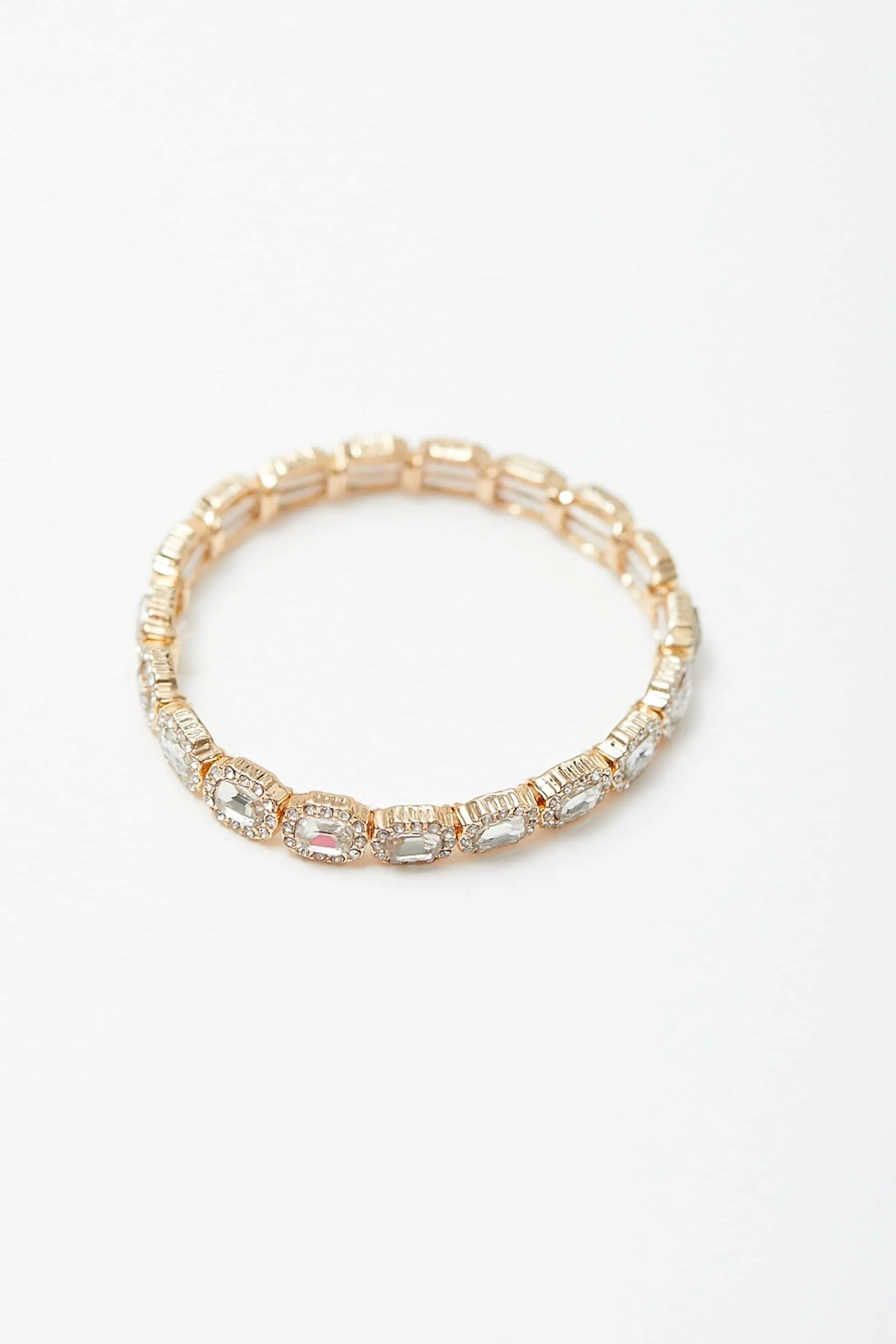 Bracciale elasticizzato Jon Richard con cristalli