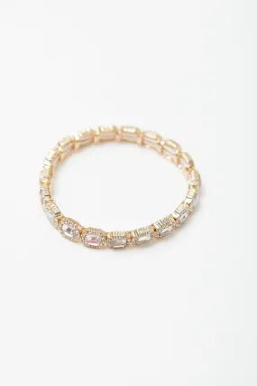 Bracciale elasticizzato Jon Richard con cristalli