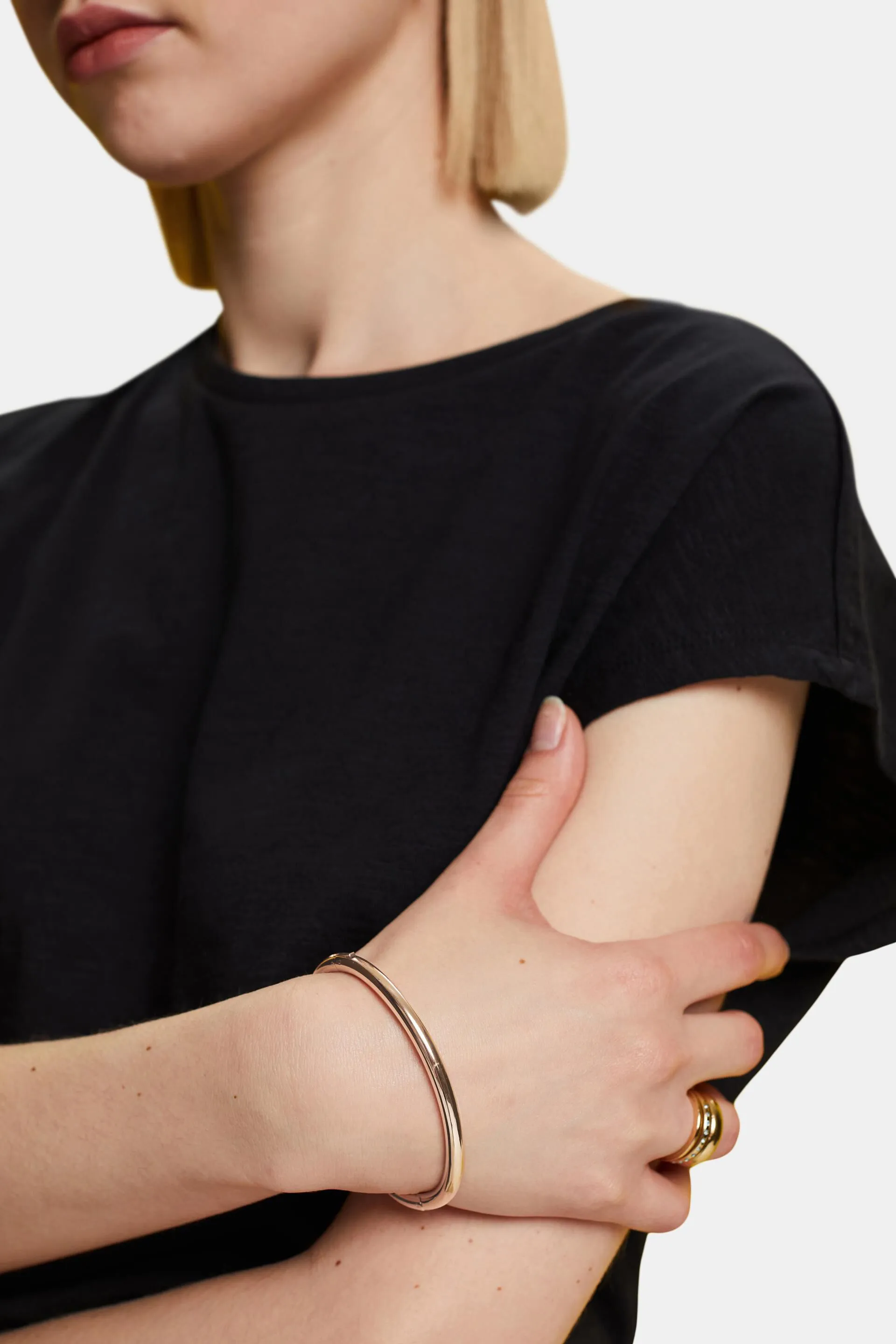 Bracciale rigido in acciaio inox