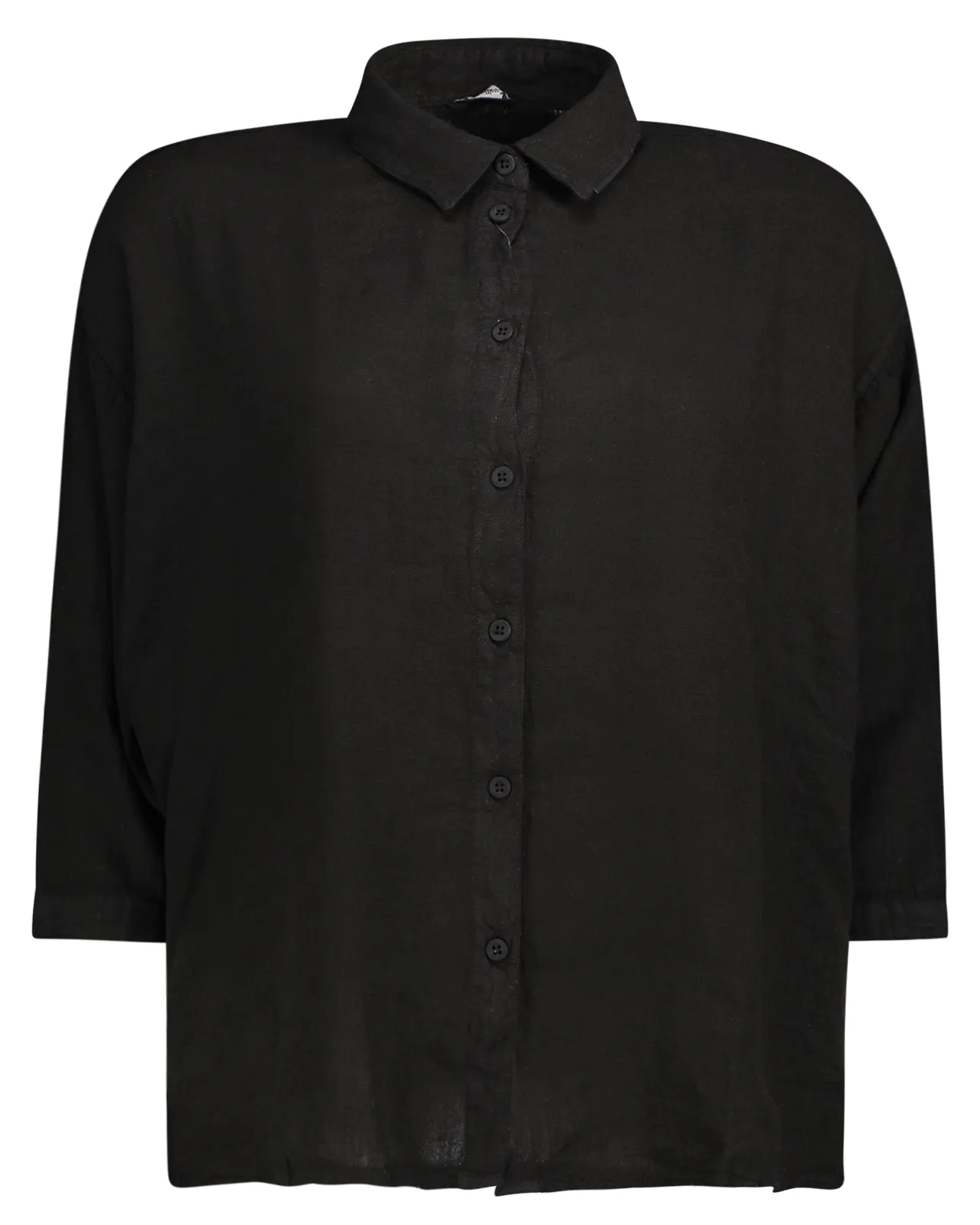 Camicia Agata lino nero