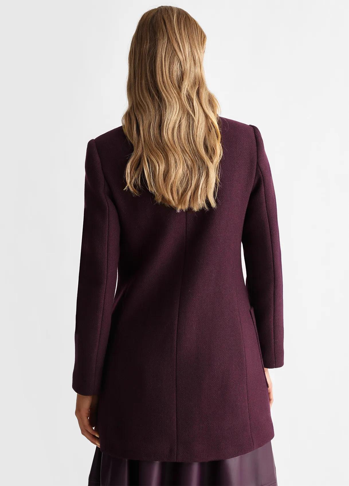 CAPPOTTO DOPPIOPETTO IN MISTO LANA LIU-JO