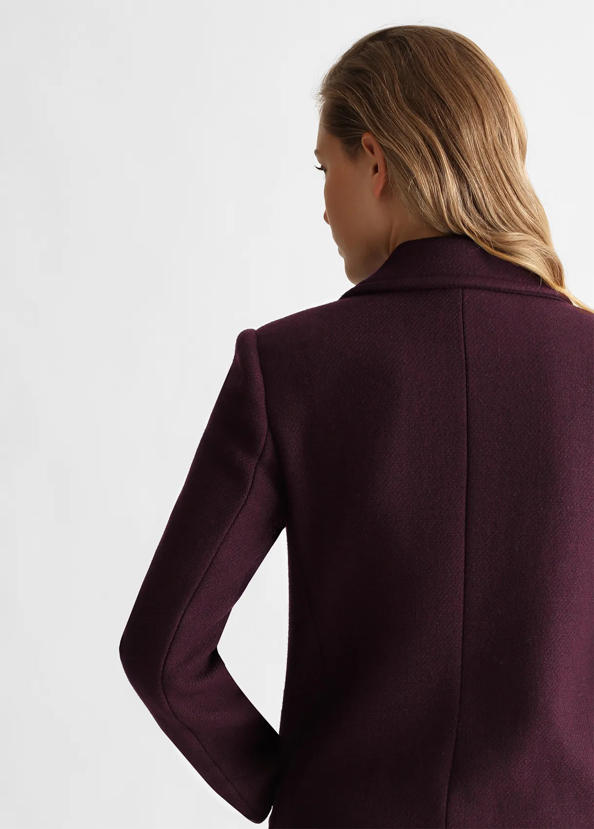 CAPPOTTO DOPPIOPETTO IN MISTO LANA LIU-JO