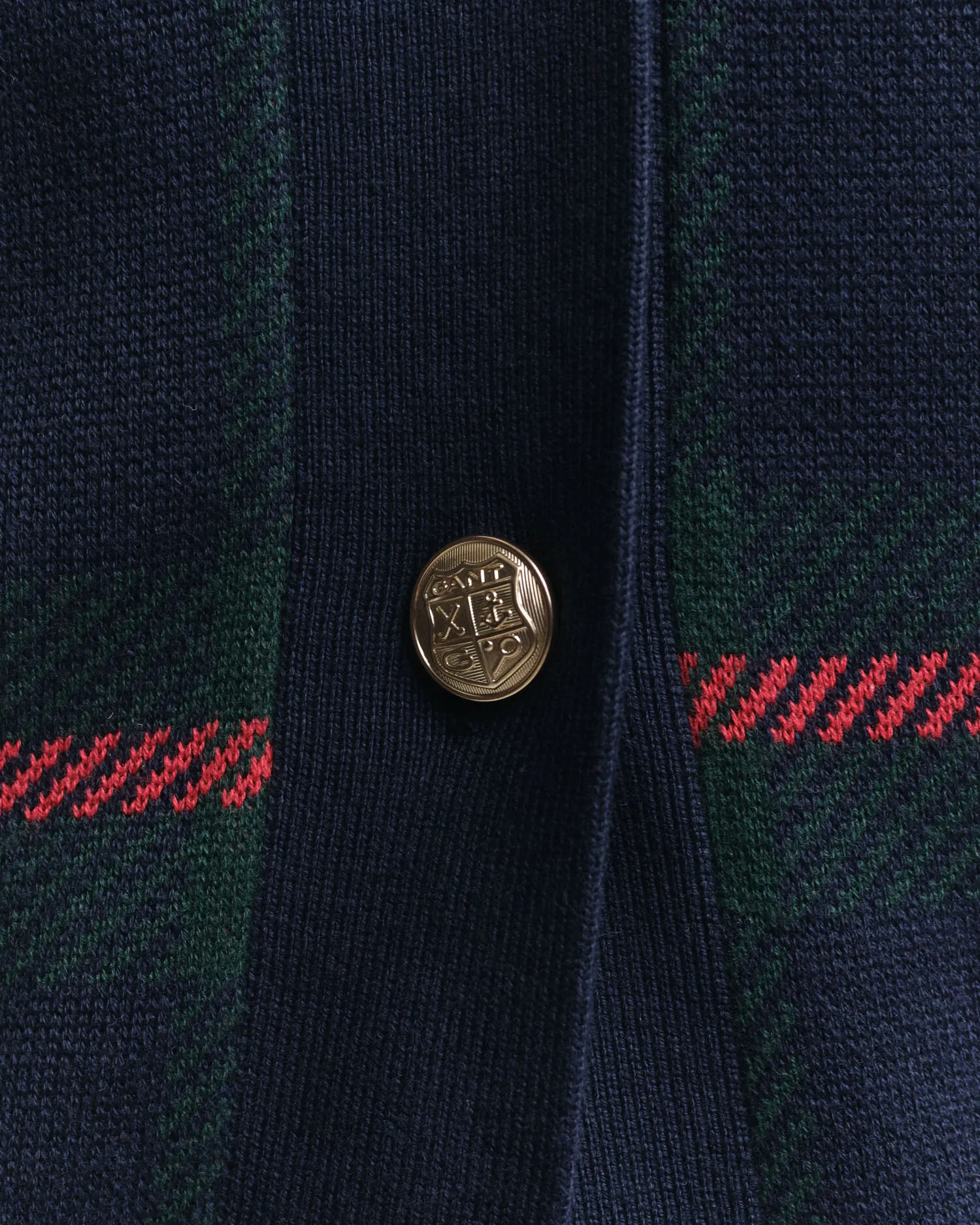 Cardigan a quadri con scollo a V    