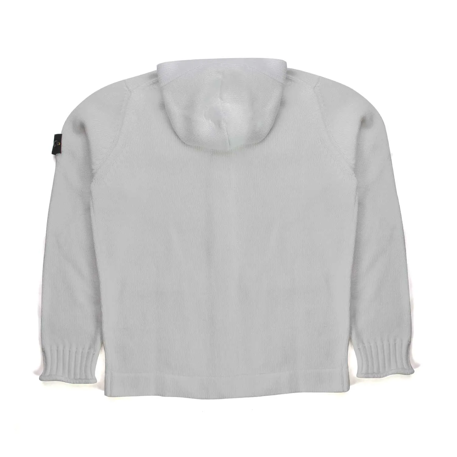 Cardigan Bianco Cappuccio Boy